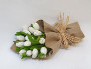 White Tulip Bouquet-TheFlowersHope