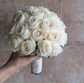 The Bridal Bouquet Peach Bloom-TheFlowersHope