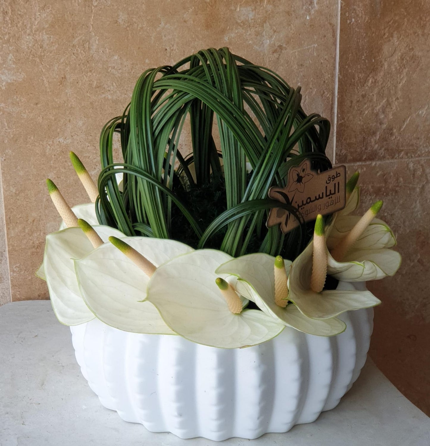 anthuriums flower vase - TheFlowersHope