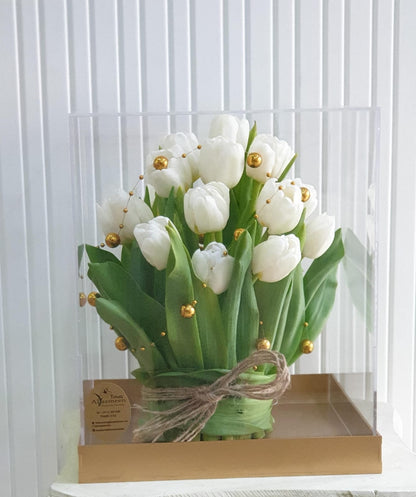 Elegant White Tulip-TheFlowersHope