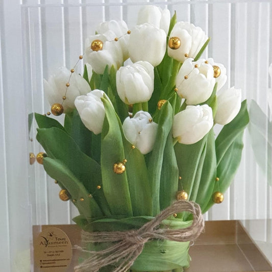 Elegant White Tulip-TheFlowersHope