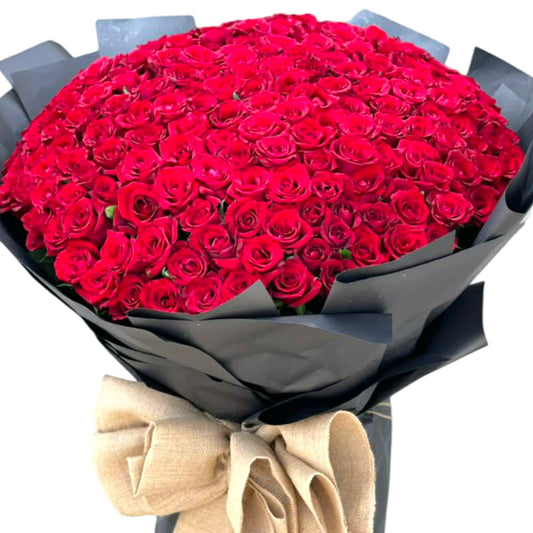 Majestic Love 201 Red Roses-TheFlowersHope