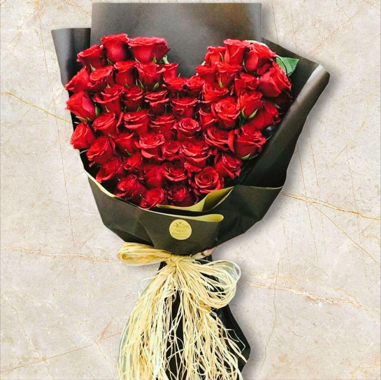 51 Red rose Love Bouquet-TheFlowersHope