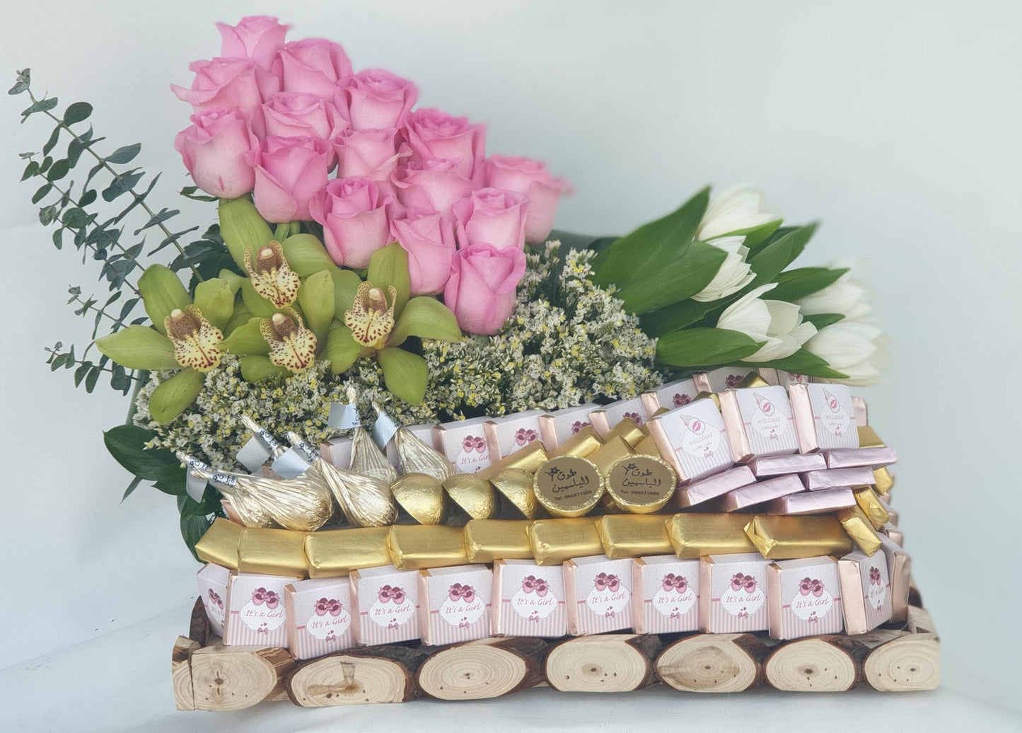 Belgian Chocolate with Natural Flowers-TheFlowersHope