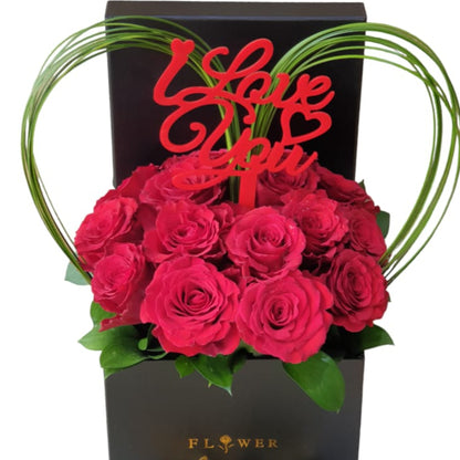 Love Letter Box of Flowers and Chocolates-TheFlowersHope